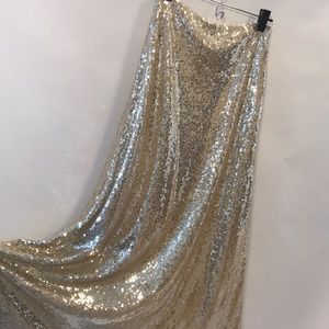 Gorgeous Sequined Maxi Skirt